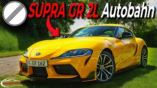 Toyota Supra GR 20L  Launch Control  Autobahn 250kmh  258 HP [upl. by Gunthar110]