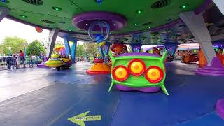 Alien Swirling Saucers at Disneys Hollywood Studios theme park at Walt Disney World Resort [upl. by Sherlock]