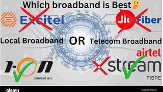 Which broadband is best🤔 Konsa broadband best hai  Local broadband OR Telecom broadband [upl. by Ardnuahc228]