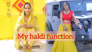 My Haldi Ceremony 💛 मेरी हल्दी ka Function  My Haldi Day  Haldi Rasam  Haldi Function Full Video [upl. by Ruhnke872]