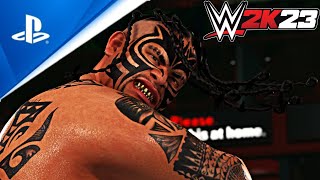 WWE 2K23 Umaga Entrance Signatures and Finishers [upl. by Itsud]