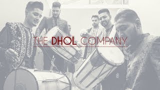 The DHOL Company  Groom  Baraat Entrance 4 X Drummers FULL VIDEO [upl. by Atilrak]