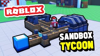 Starting a PRODUCTION COMPANY In Sandbox Tycoon Roblox [upl. by Noirad]