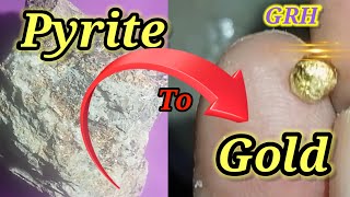 How do we extract gold from the pyrite how can we extract it what is the best way to extract it [upl. by Sheply]