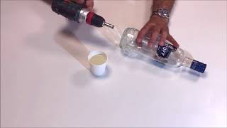 Comment percer une bouteille en verre en 2 minutes Diy avec Style Indus [upl. by Maryly]