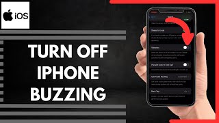 How To Turn Off Iphone Buzzing [upl. by Hairas]