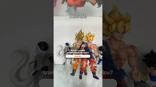 A MELHOR TRANSFORMAÇÃO DO GOKU colecaoallanribeiro shortsyoutube actionfigures dragonball [upl. by Trust190]