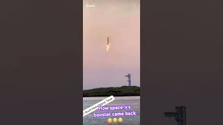 How spacex’s booster came back again 😳 Historic achievement of Elon musk’s up to now😳🇺🇸🇺🇸 [upl. by Ades652]