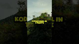 Kodaikanal in 60 Seconds ❤️ MUST WATCH 😍 travel india tamilnadu gunacaves kodaikanal trip [upl. by Abbottson856]