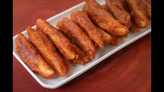 পটেটো ওয়েজেস  Spicy Potato Wedges  No oven Potato wedges  Crispy potato wedges [upl. by Sinnard]