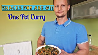 Snacks for Abs  11  One pot Curryreis  NUR 5 MINUTEN ZUBEREITUNG [upl. by Einomrah]