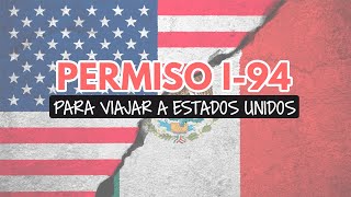 ¿Cómo tramito el Permiso I94 para viajar a Estados Unidos [upl. by Ahsenid]