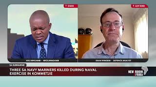 Three mariners killed in naval exercise in Kommetjie [upl. by Leivad]