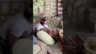 Baking traditional lavash bread in Armenia [upl. by Auric316]