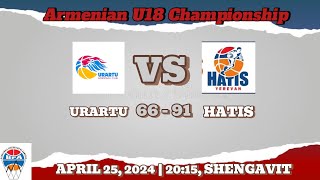 Armenian U18 Championship  Game Highlights  Urartu  Hatis  25042024 [upl. by Atikaj]