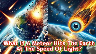 What If A Meteor Hits Earth At The Speed Of Light by World Media UK [upl. by Timmons720]