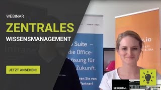 Webinar Zentrales Wissensmanagement – Wie Sie schneller finden was Sie suchen [upl. by Rollecnahc]