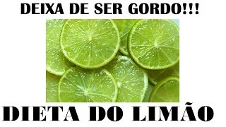 Como Fazer a Dieta do Limão Perca até 8kgs em 7 dias  Deixa de Ser Gordo 33 [upl. by Noerb]