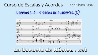 Las 12 notas musicales  Sistema de cuadritos  Lección 14 [upl. by Edahsalof]