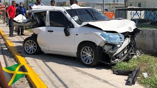 Accident This Morning on Marcus Garvey Drive Kingston  Jamaica [upl. by Davida242]