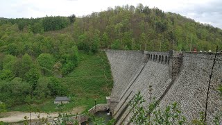 Zapora wodna w Zagórzu Śląskim Walking tour 4k60 🇵🇱 [upl. by Cheney]