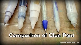 Comparison of Glue Pens [upl. by Lig858]