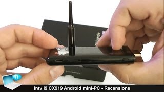 intv i9 CX919 miniPC Android RK3188 quadcore  Recensione ITA [upl. by Naaman181]