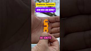 Seahorse Tensioner Hack for perfect guyline tension tentsetup campingtips [upl. by Sej]