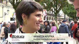 ARANTZA ATUTXA DIPUTADA DPTO MEDIO NATURAL Y AGRICULTURA ÚLTIMO LUNES DE GERNIKA [upl. by Eli]