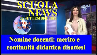 NOMINE DOCENTI SETTEMBRE 2024 [upl. by Willms]