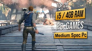 Top 20 Best Mid Spec Pc Games For i5  4GB RAM 2024 [upl. by Enattirb]