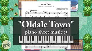 quotOldale Townquot from quotPokémon RSEquot  Piano Sheet Music [upl. by Oirevlis]