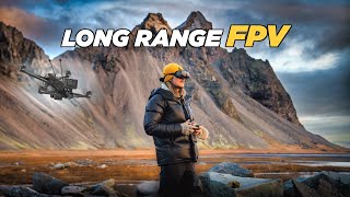 Long Range FPV Flight At Vestrahorn Iceland  Helion 10 Inch FPV Drone [upl. by Jacinthe]