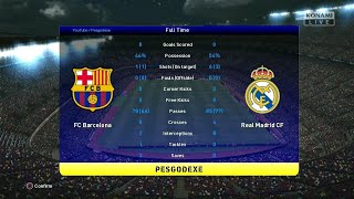 BARCELONA VS REAL MADRID EFOOTBALL PS3 2025 SCOREBOARD MODS [upl. by Dibru]