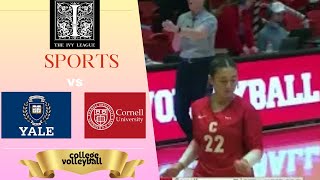 Yale vs Cornell 11 16 2024 Ivy League Women’s Volleyball Match Replay [upl. by Yxel]