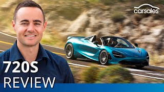 2019 McLaren 720s Spider Review  carsales [upl. by Dambro765]