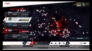 Need For Speed Most Wanted 2012  All Cars Jackspot Map [upl. by Annehcu641]