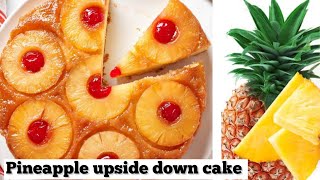 Pineapple Upside Down Cake pineapple cake Recipe [upl. by Richella]