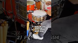 Which snare drum would you pick shorts short snaredrums snare comparison drums headtohead [upl. by Albrecht332]