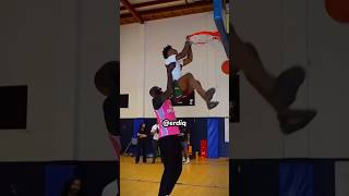 Tacko Fall Teaches Speed How To Dunk😂 [upl. by Repinuj]