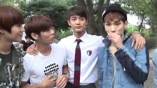 120928 SHINee Visits Minho On The Set Of For You In Full Blossom [upl. by Inalak27]