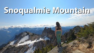 Climbing Snoqualmie Mountain  Stunning Snoqualmie Pass Hike [upl. by Sykes]