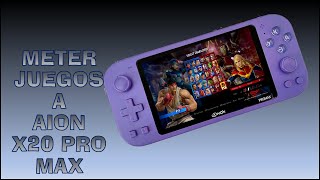 METER JUEGOS CONSOLA PORTATIL AION X20 PRO MAX [upl. by Meeks]