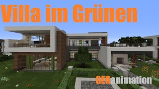 Minecraft Villa im Grünen [upl. by Akenot]