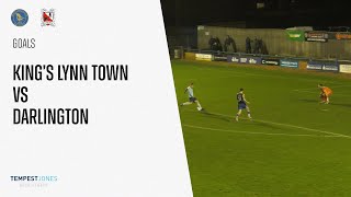 Goals Kings Lynn Town v Darlington [upl. by Kwabena]