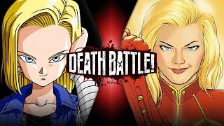 Android 18 VS Captain Marvel Dragon Ball VS Marvel Comics  DEATH BATTLE [upl. by Francie]