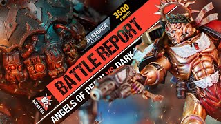 Blood Angels Imperial Fists amp Salamanders vs Dark Mechanicum  3500pts Warhammer 40k Battle Report [upl. by Akimaj]