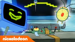 SpongeBob SquarePants  Nickelodeon Arabia  أفضل لحظات بلانكتون وكارين  سبونج بوب [upl. by Anyr199]