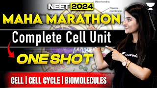 Complete Cell Unit in One Shot  Cell  Cell Cycle  Biomolecules  NEET 2024  Seep Pahuja [upl. by Sturdivant]