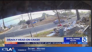 Video captures fatal headon collision [upl. by Areik]